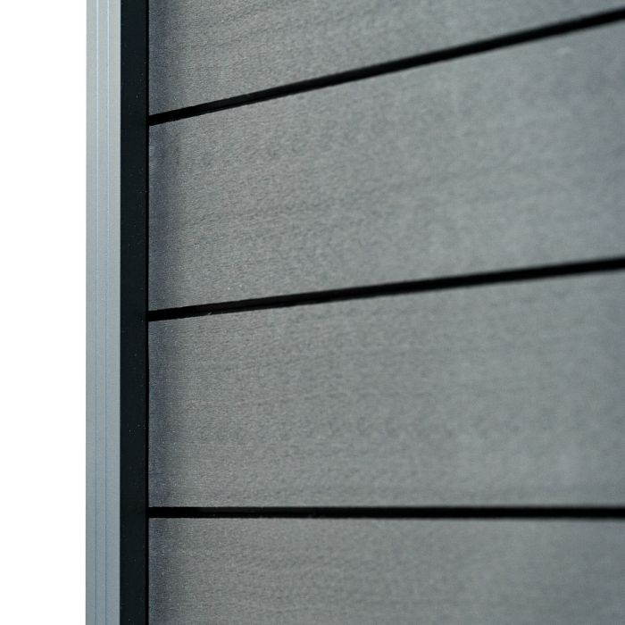 Panel ogrodzeniowy kompozytowy Standard Antracyt – 2 słupki