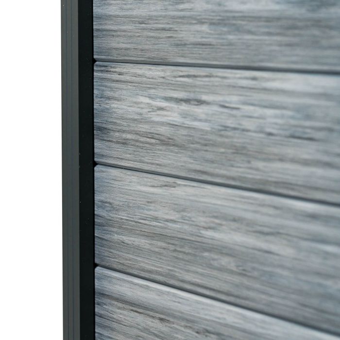 Panel ogrodzeniowy kompozytowy Premium Gray – 2 słupki