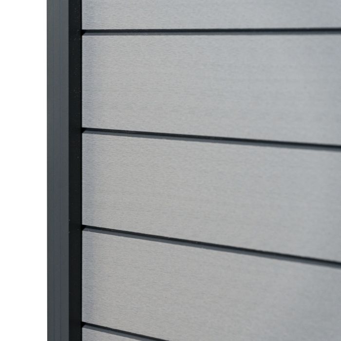 Panel ogrodzeniowy kompozytowy Standard Szary – 2 słupki