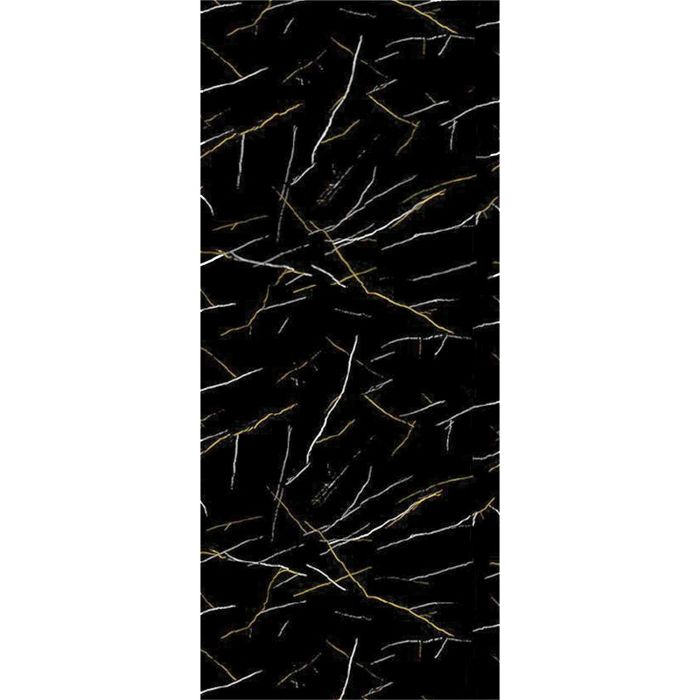Panel Ścienny SPC Marmur Marquina Czarny Połysk 120 x 280 cm 4 mm Panel Ścienny SPC Marmur Marquina Czarny Połysk 120 x 280 cm 4 mm