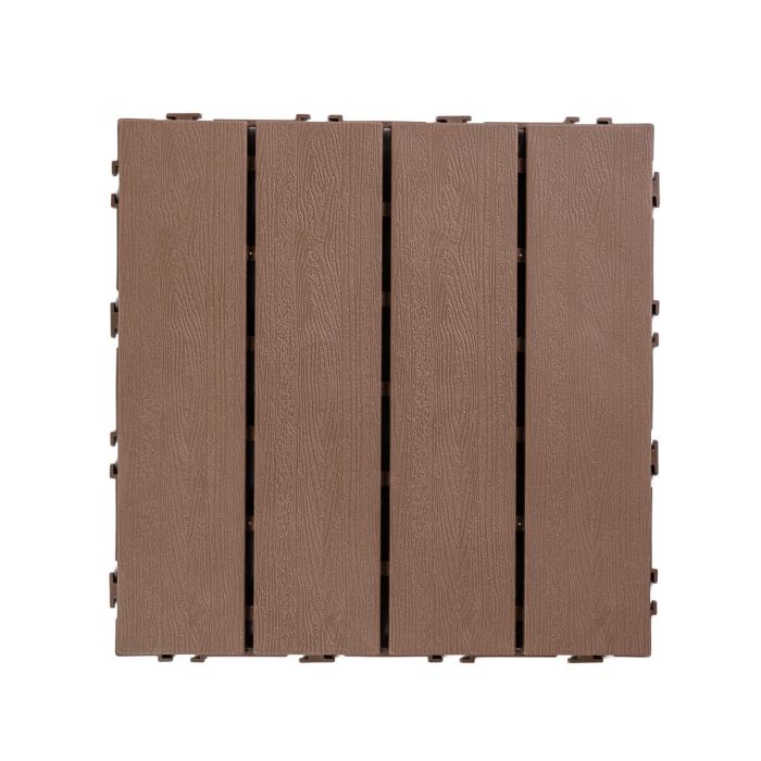 Podest Tarasowy Uni-Floor PCV Eco Brąz 29 x 29 x 2 cm Podest Tarasowy Uni-Floor PCV Eco Brąz 29 x 29 x 2 cm