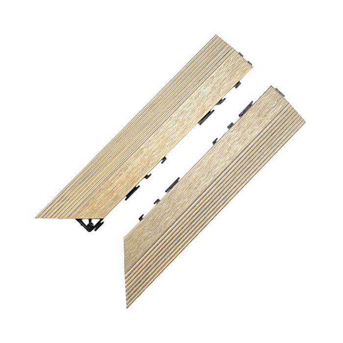 Podest Tarasowy Kompozytowy Premium Narożny Prawy Ecru