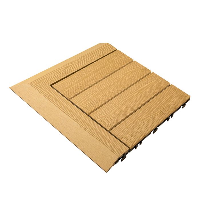 Podest Tarasowy Kompozytowy 3D Miodowy Teak 30 x 30 x 2,1 cm