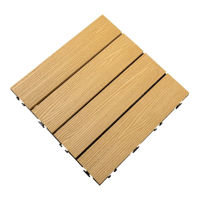 Podest Tarasowy Kompozytowy 3D Miodowy Teak 30 x 30 x 2,1 cm