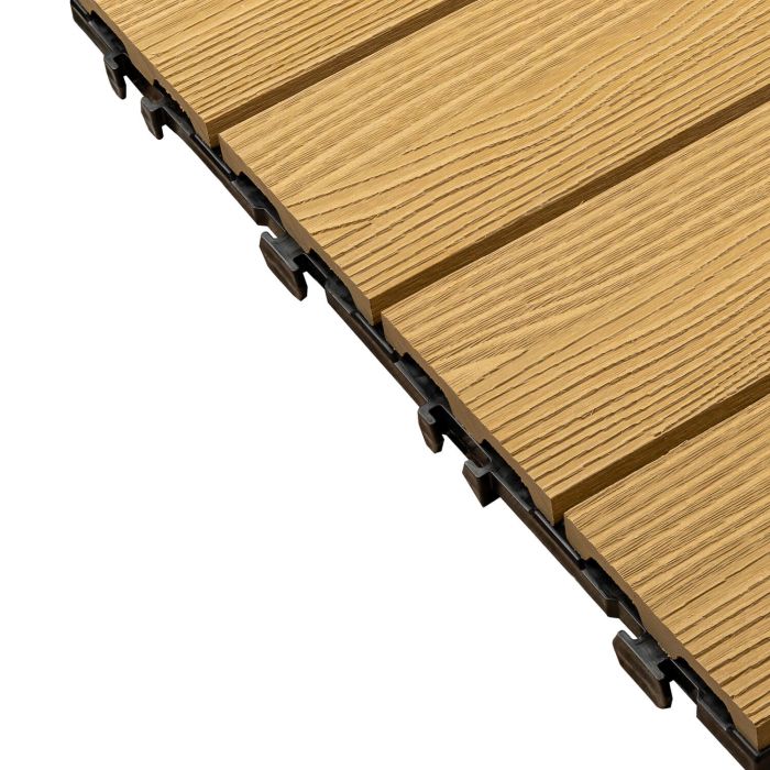 Podest Tarasowy Kompozytowy 3D Miodowy Teak 30 x 30 x 2,1 cm