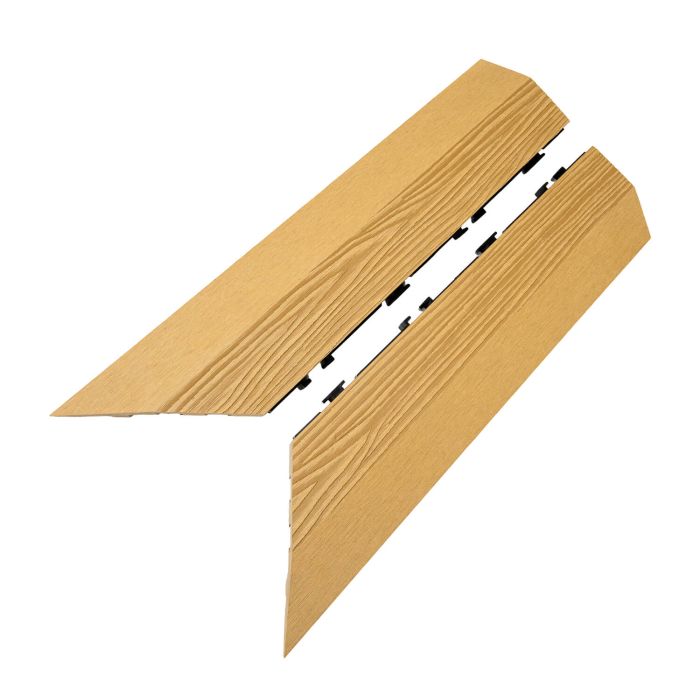 Podest Tarasowy Kompozytowy 3D Narożny Prawy Miodowy Teak