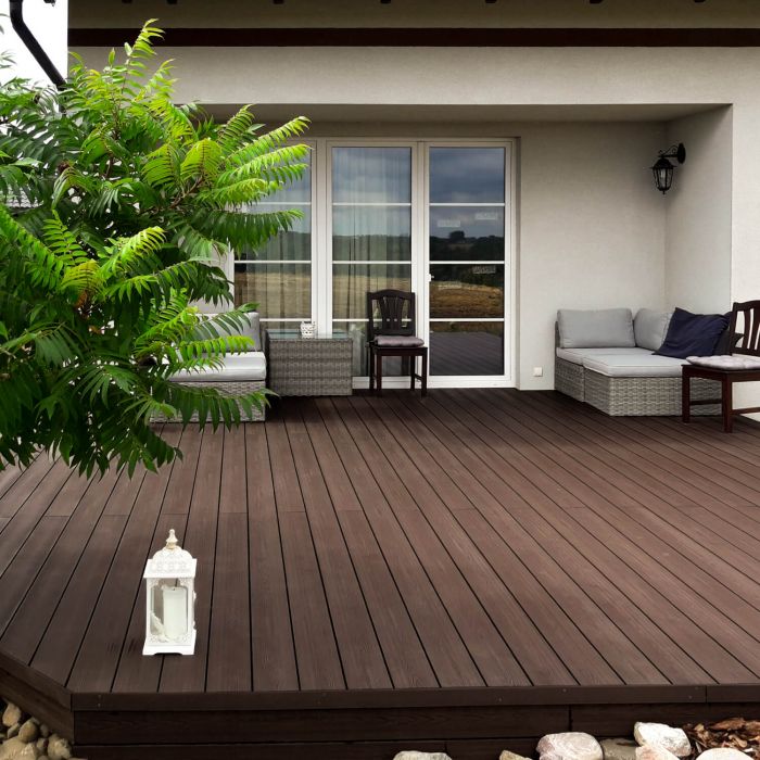 Deska Tarasowa Kompozytowa 3D Brąz – dł. 3,5 m