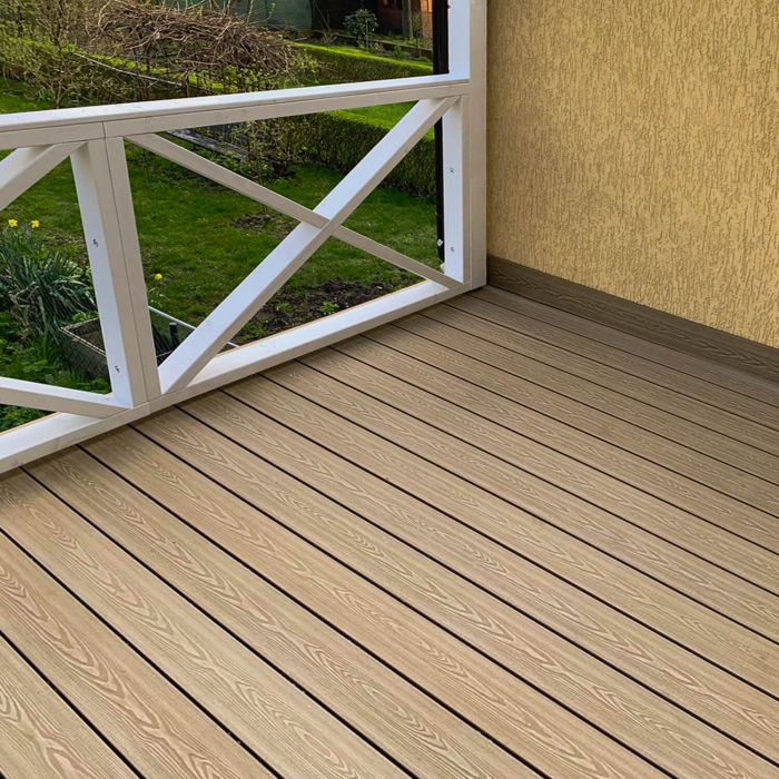 Deska Tarasowa Kompozytowa 3D Miodowy Teak – dł. 3 m