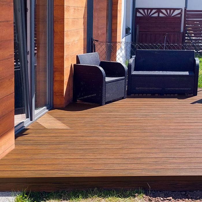Deska Tarasowa Kompozytowa Premium Teak / Redwood – dł. 4 m
