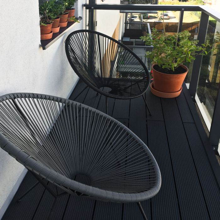 Deska Tarasowa Kompozytowa Standard 15 Antracyt – dł. 3 m