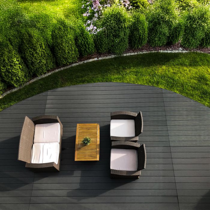 Deska Tarasowa Kompozytowa Standard 15 Antracyt – dł. 3 m