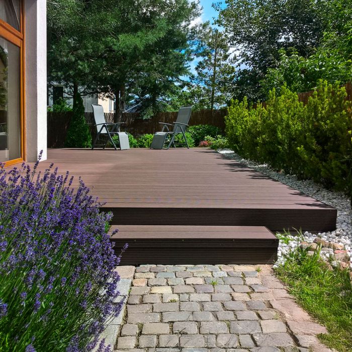 Deska Tarasowa Kompozytowa Standard 15 Brąz – dł. 4 m