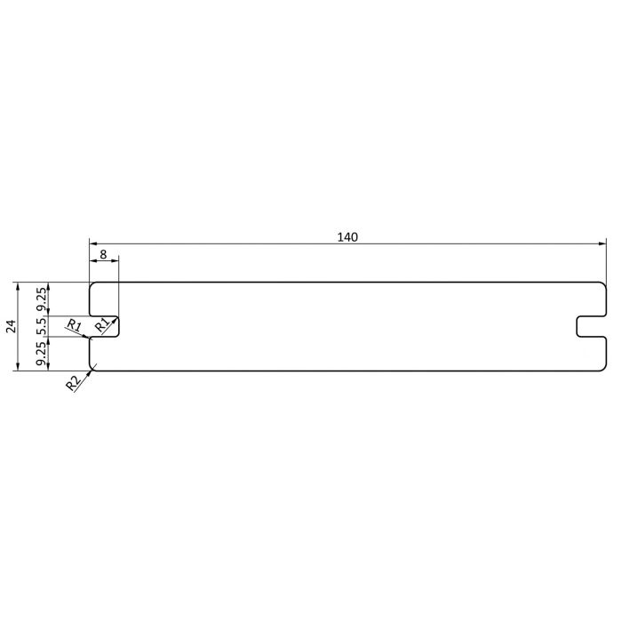 Deska Tarasowa Solid ASA Grey – dł. 4 m Deska Tarasowa Solid ASA Grey – dł. 4 m