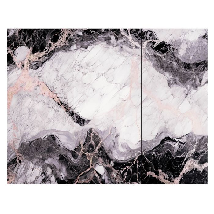 Panel Ścienny XXL Orobico Czarny Połysk 120 x 280 cm 3 mm (C)