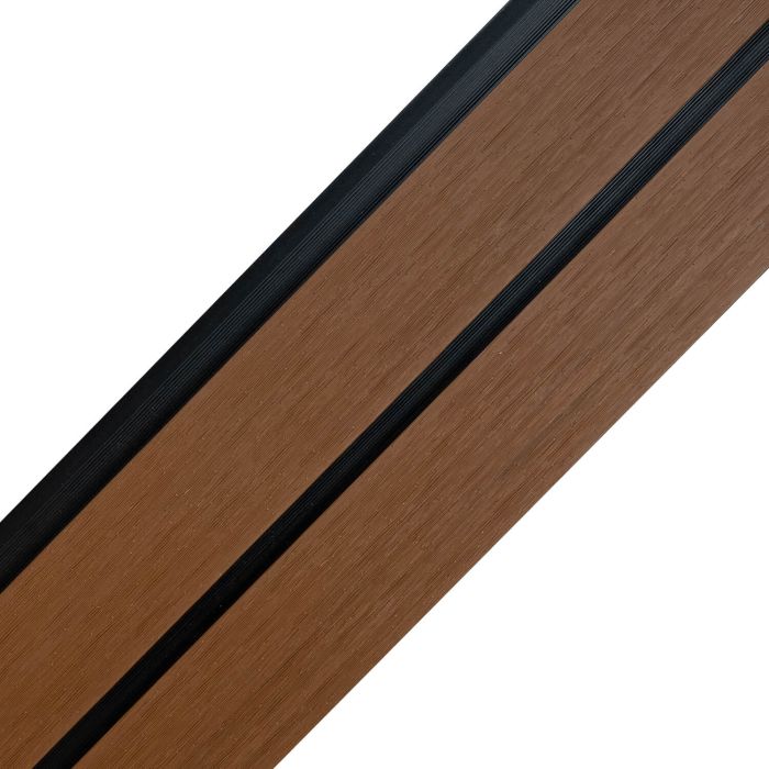 Deska Ogrodzeniowa Lamelowa DUO Premium Teak/Czarny – dł. 1,8 m