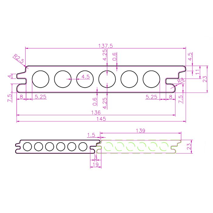 Deska Tarasowa Kompozytowa Bezszwowa Premium Antique – dł. 4 m