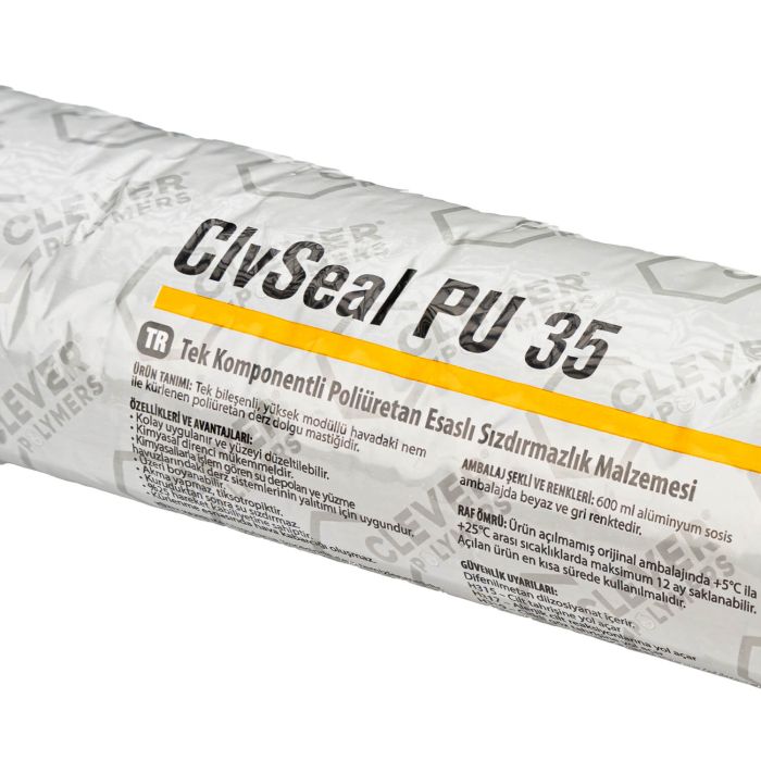 Uszczelniacz Poliuretanowy Jednoskładnikowy CLEVER ClvSeal PU35 – 0,7 kg (600 ml)