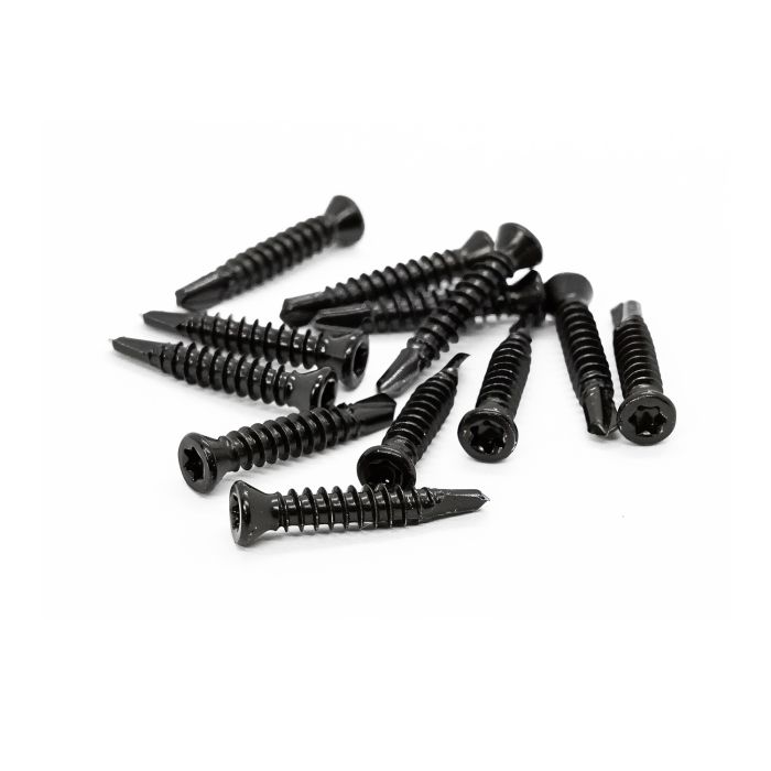 Wkręt samowiercący 4 x 25 mm ze stali nierdzewnej Czarny – 200 szt. Wkręt samowiercący 4 x 25 mm ze stali nierdzewnej Czarny – 200 szt.