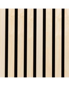 Lamele ścienne akustyczne na filcu Drewno Naturalne Fornir 2 x 32 cm &ndash; dł. 2,7 m