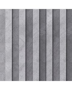 Lamele Ścienne Dekoracyjne Szary Brokat 2,4 x 16,8 cm &ndash; dł. 2,7 m