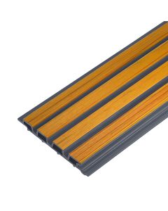 Deska Elewacyjna Kompozytowa Lamelowa Trapez Dąb Bursztynowy / Szary &ndash; dł. 2,9 m