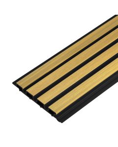 Deska Elewacyjna Kompozytowa Lamelowa Trapez Light Oak / Czarny &ndash; dł. 2,9 m