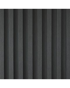 Lamele Ścienne Dekoracyjne Grafit 2,4 x 16,8 cm &ndash; dł. 2,7 m