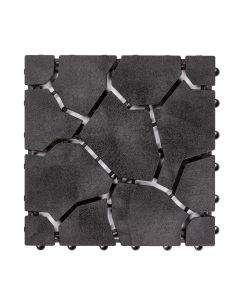 Płytka Ogrodowa Tarasowa Uni-Floor Kamień Antracyt 28 x 28 x 1,5 cm