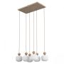 Lampa wisząca BALLO Brązowa 11052