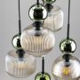Lampa wisząca SOPHIA COGNAC Zielona 11149