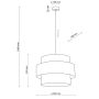 Lampa wisząca CALISTO Jutowa 5419