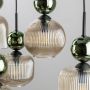 Lampa wisząca SOPHIA COGNAC Zielona 11151