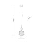 Lampa wisząca SOPHIA COGNAC Złota 11589