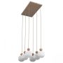 Lampa wisząca BALLO Brązowa 11052