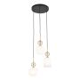 Lampa wisząca SOPHIA COGNAC Złota 11592