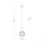 Lampa wisząca SOPHIA COGNAC ZIelona 11144