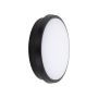 Plafon zewnętrzny LED SFERIS Czarny śr. 24,5 cm