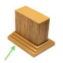 Element mocujący do profili dekoracyjnych 9 x 4 cm Premium Dąb Winchester