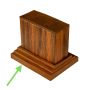 Element mocujący do profili dekoracyjnych 9 x 4 cm Premium Teak