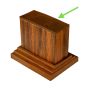 Zaślepka do profili dekoracyjnych 9 x 4 cm Premium Teak