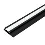 Łącznik LED aluminiowy 4,5 mm do paneli ściennych Czarny Mat – 2,9 m