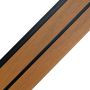 Deska Ogrodzeniowa Lamelowa DUO Premium Amber/Czarny – dł. 1,8 m