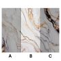 Panel Ścienny XXL Arabescato Złoty Połysk 120 x 280 cm 3 mm (B) - Drugi Gatunek