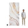 Panel Ścienny XXL Arabescato Złoty Połysk 120 x 280 cm 3 mm (B) - Drugi Gatunek