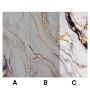 Panel Ścienny XXL Arabescato Złoty Połysk 120 x 280 cm 3 mm (C)