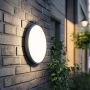 Plafon zewnętrzny LED SFERIS Czarny śr. 24,5 cm