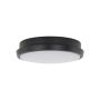 Plafon zewnętrzny LED SFERIS Czarny śr. 24,5 cm