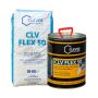 Hydroizolacja Dwuskładnikowa Polimerowa CLEVER CLV FLEX 50 – 20 kg + 4 l