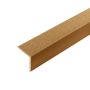 Listwa Kompozytowa Kątowa Classic Jasny Brąz 48x48 mm – dł. 2,4 m