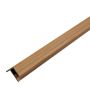 Listwa Kompozytowa Lamelowa typu F Premium Dąb Naturalny / Czarny 36,5 x 49,5 mm – dł. 2,9 m